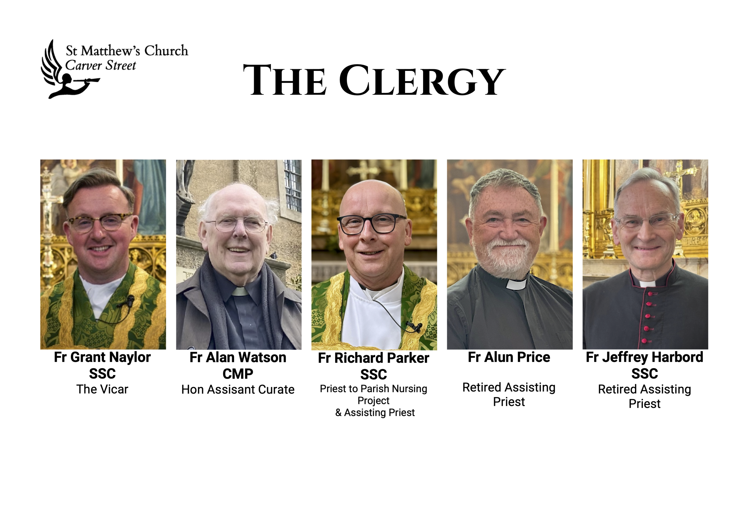 St Matthew’s clergy